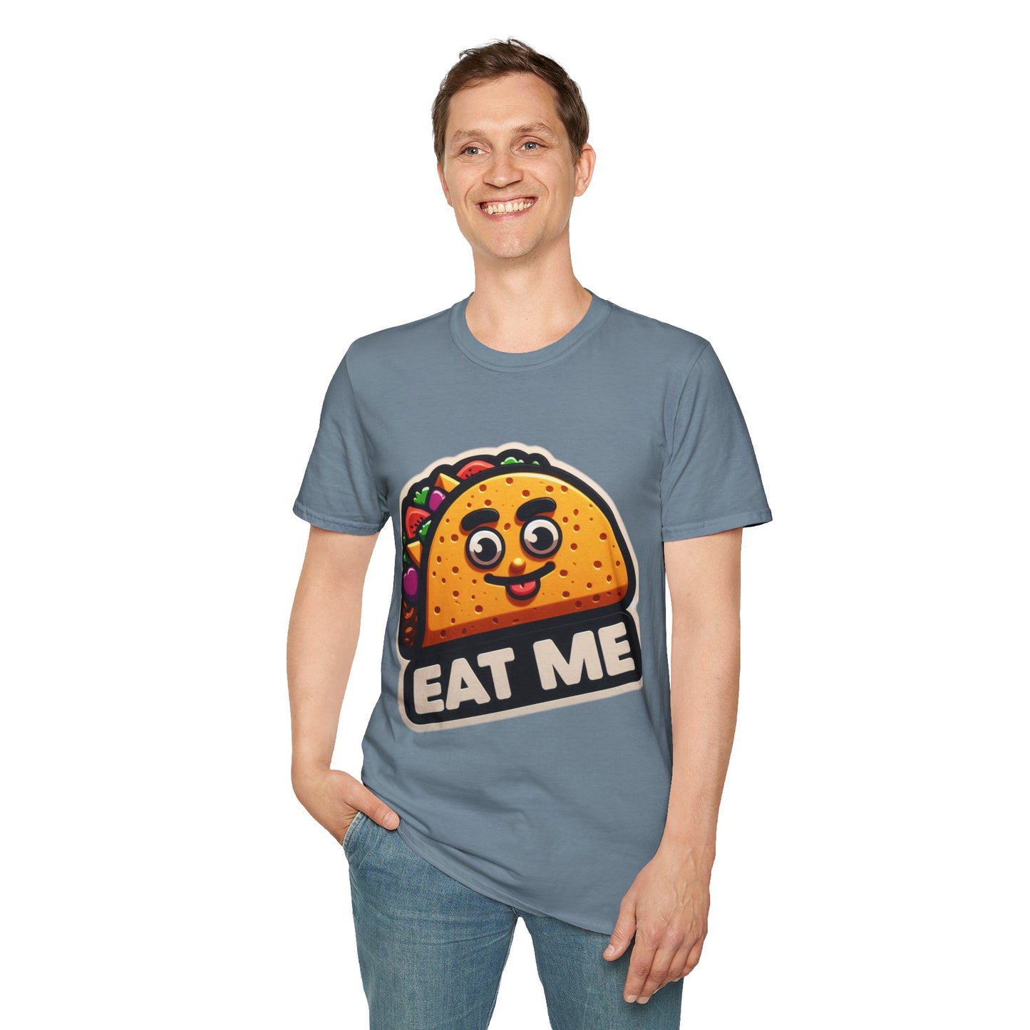 Funny Taco "Eat Me"  Unisex Softstyle T-Shirt