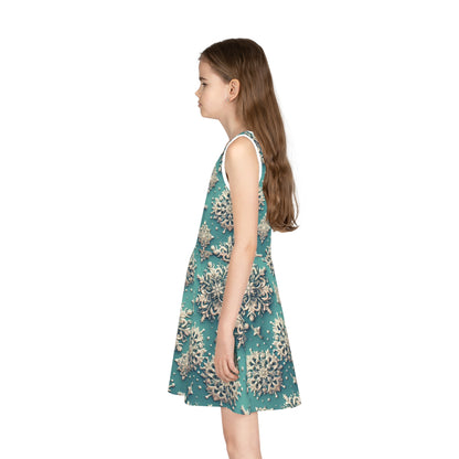 Snowflake Party Girls Dress