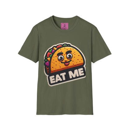 Funny Taco "Eat Me"  Unisex Softstyle T-Shirt