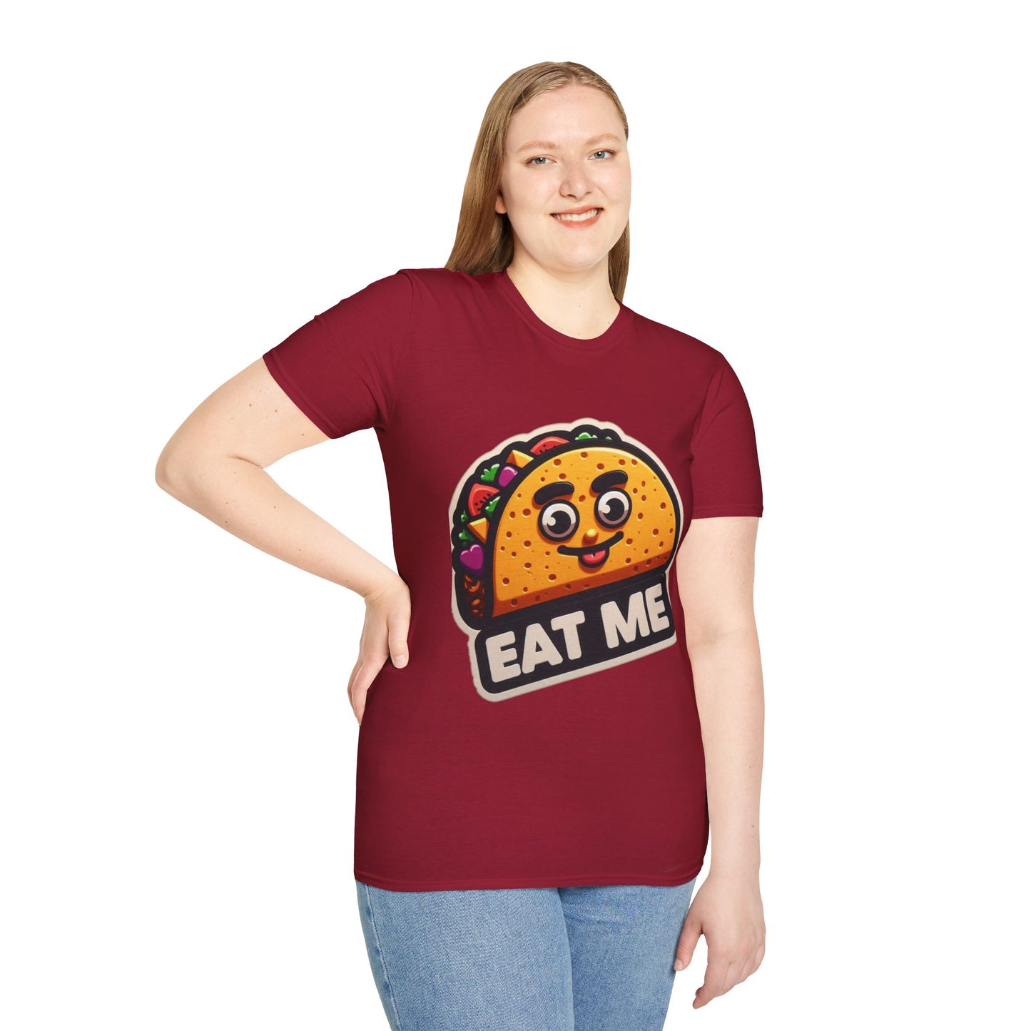 Funny Taco "Eat Me"  Unisex Softstyle T-Shirt