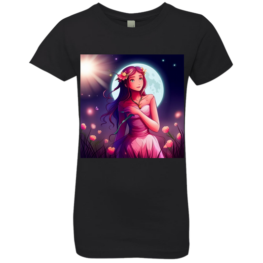 "Moon Child'' Girls' Princess T-Shirt