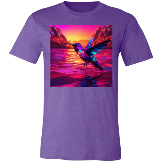 'Hummingbird Sunset" Unisex Short-Sleeve T-Shirt