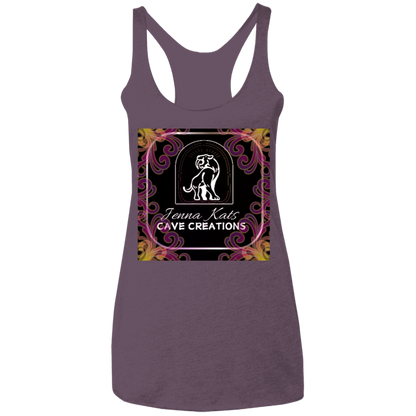 Jenna Kats' Curly Fire Logo Ladies' Tank