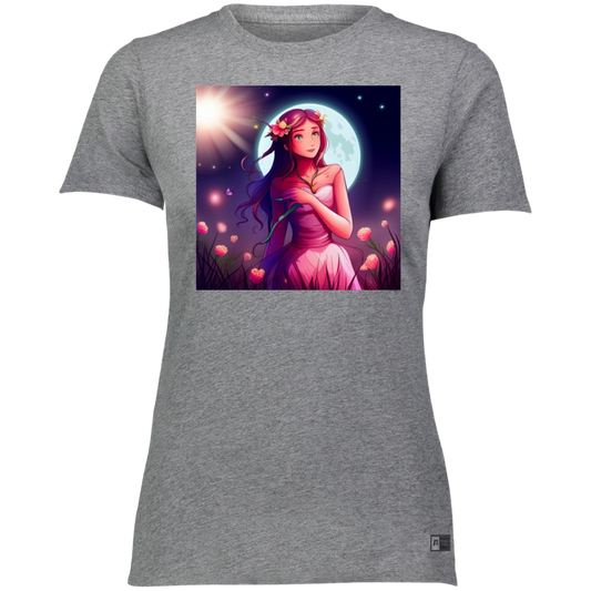 "Moon Child'' Womens Dri-Power Tee