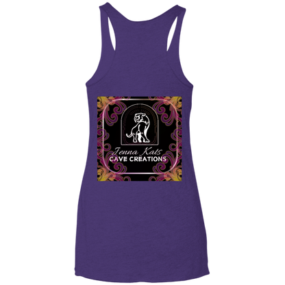 Jenna Kats' Curly Fire Logo Ladies' Tank